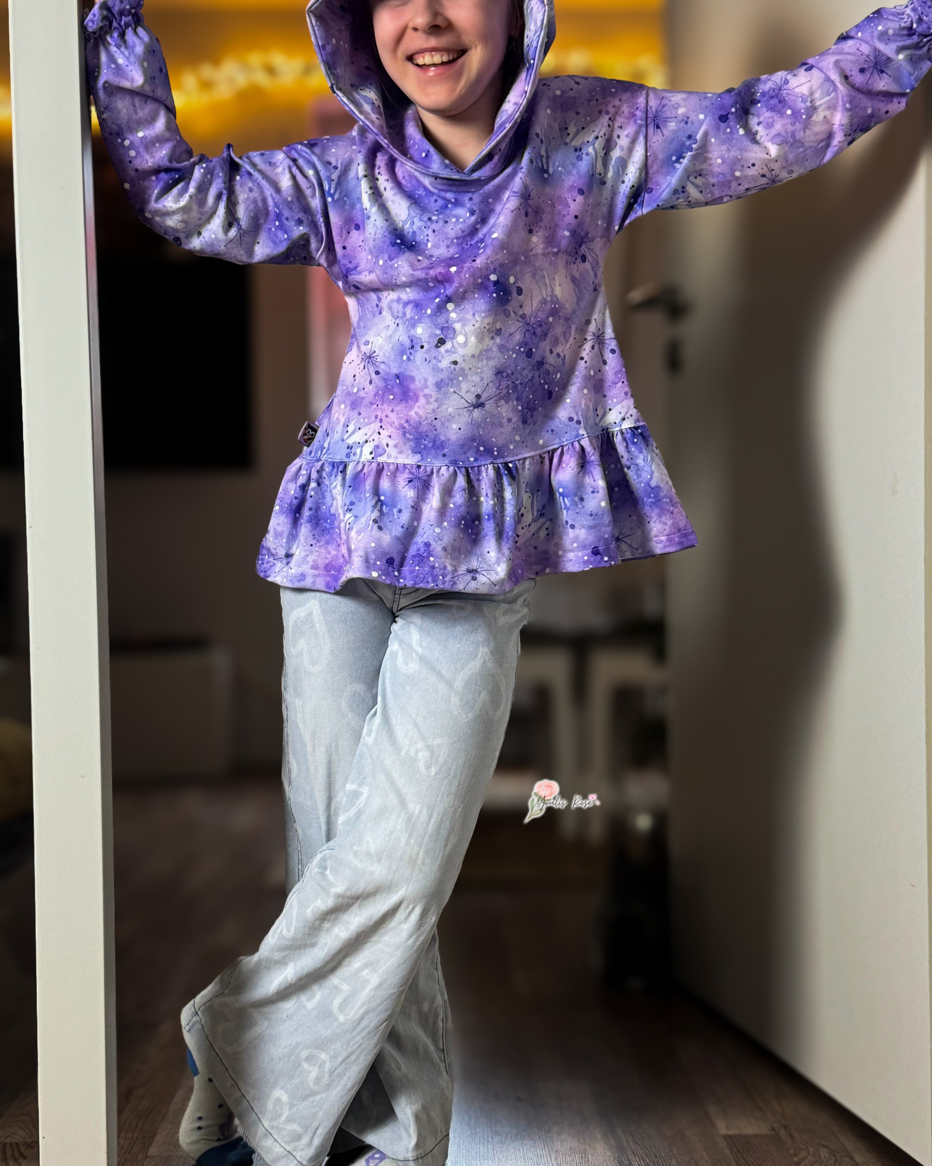 Lila Kombi Aktuellevorbestellung Stoff